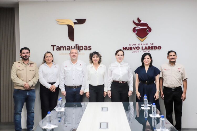 Realiza secretaria Silvia Casas gira de trabajo en Nuevo Laredo