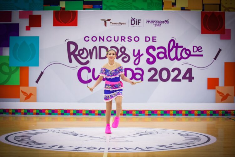 Participan más de 3 mil 500 alumnos en el Concurso Estatal de Rondas y Salto de Cuerda del DIF Tamaulipas