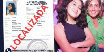 Localizan con vida a Alexandra María Collado, reportada como desaparecida hace unos dias.