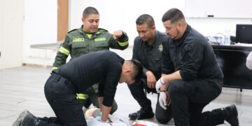 Imparte Policía Nacional de Colombia programa metodológico a personal de la Guardia Estatal