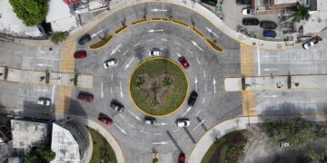 Gobierno de Américo construye Glorieta Bicentenario en Tampico