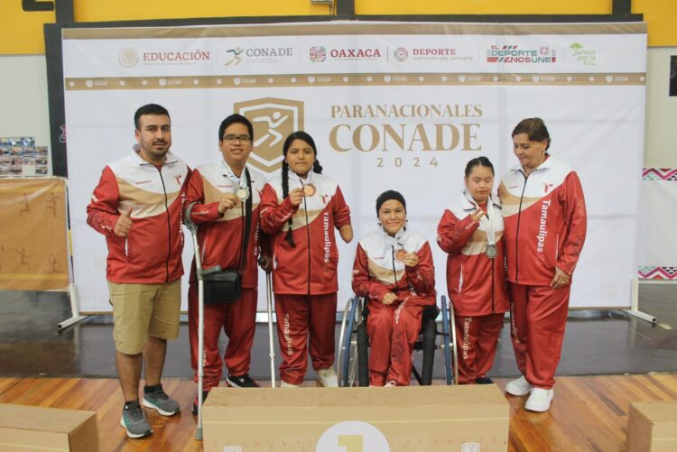 Suman medallas atletas tamaulipecos en Paranacionales CONADE 2024