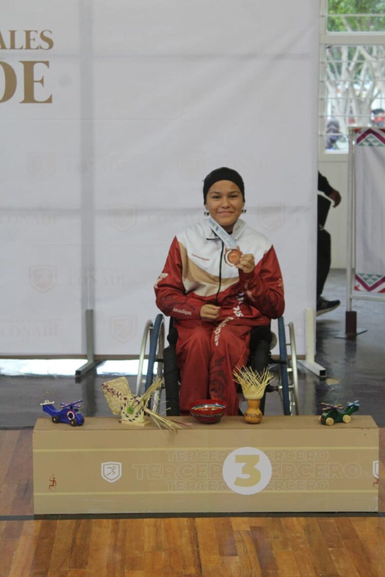 Suman medallas atletas tamaulipecos en Paranacionales CONADE 2024