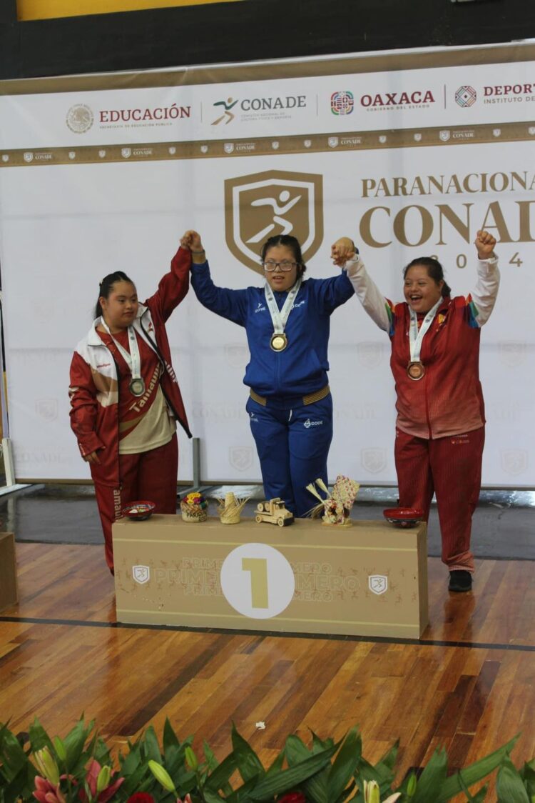 Suman medallas atletas tamaulipecos en Paranacionales CONADE 2024