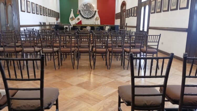 Lista sede para 3er Informe de Gobierno de Eduardo Gattás.