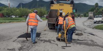 Mantiene SOP trabajos preventivos de bacheo.