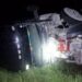 Guardia Estatal brinda apoyo tras volcadura de cisterna con combustible
