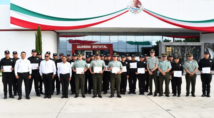 Concluye Guardia Estatal Diplomado de Análisis Estratégico para el Control de Narcomenudeo y sus Manifestaciones Asociadas
