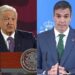 AMLO acusa a presidente de España de faltarle el respeto a Claudia Sheinbaum