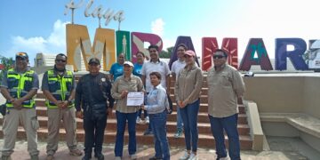 Guardia Estatal brinda seguridad en arranque del Programa “Día Internacional de Limpieza de Playas”