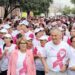 Conmemoran Día Internacional contra el Cáncer de Mama con “Caminata Rosa”