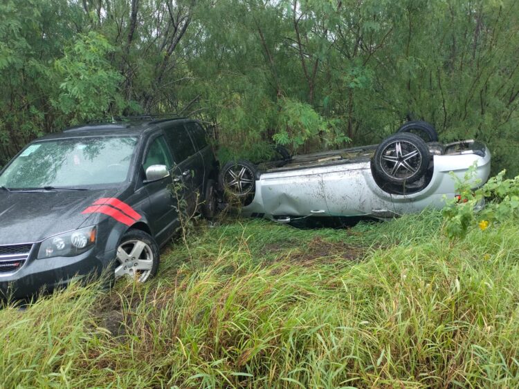 Guardia Estatal atiende volcadura en San Fernando