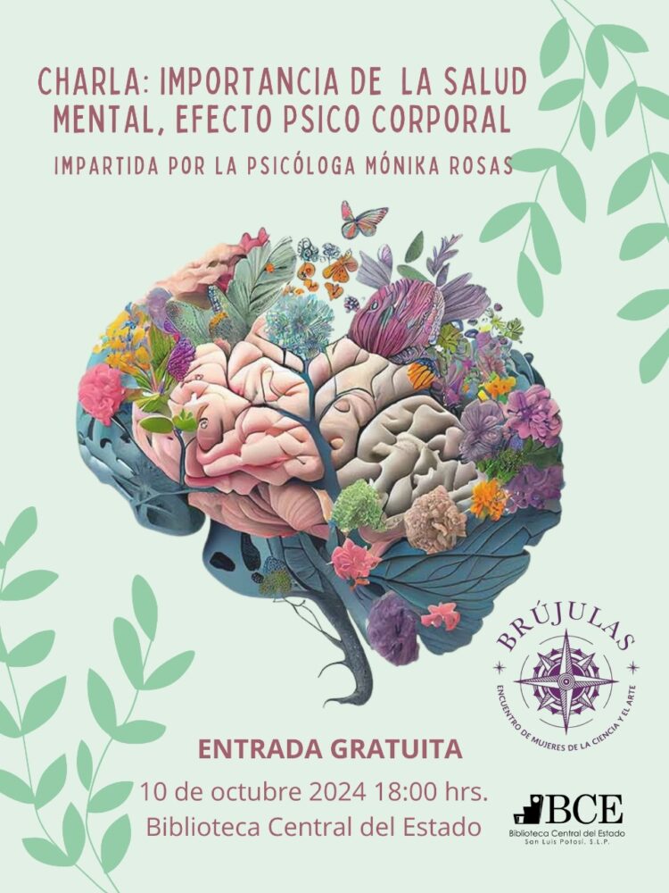 Colectivo Brújulas invita a Charla en el marco mundial de la Salud Mental