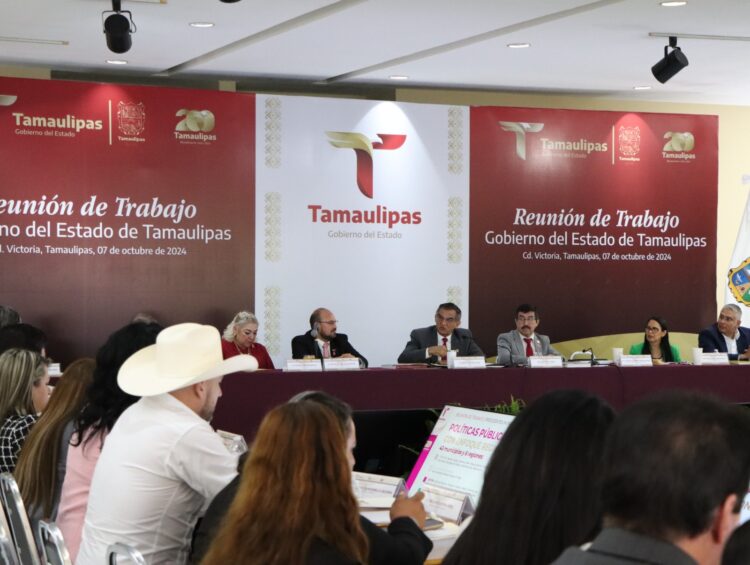 Garantiza gobierno de Américo obra pública para los 43 municipios de Tamaulipas