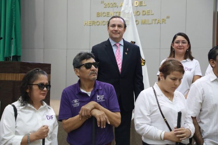 Busca Sergio Ojeda garantizar la movilidad de personas invidentes