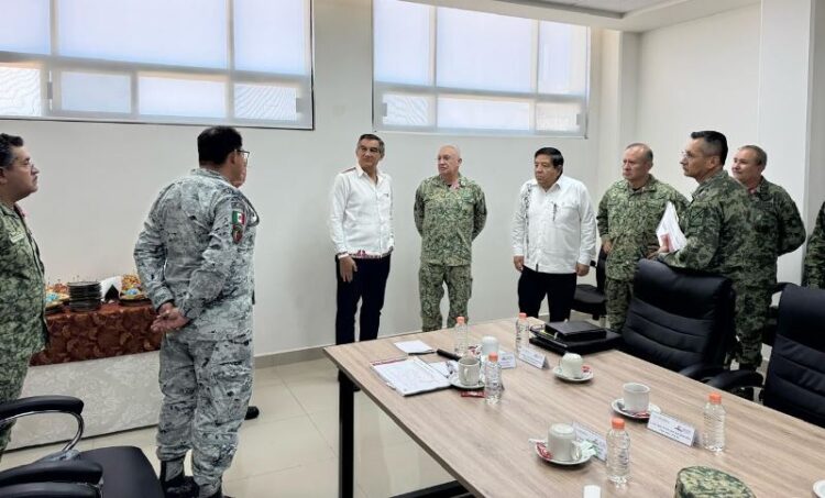 Supervisan titular de la Sedena y gobernador avance de la Agencia Nacional de Aduanas en Nuevo Laredo