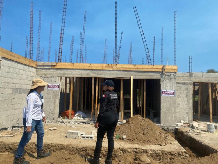 Suspende la PAUT construcción en fraccionamiento irregular de Ciudad Madero