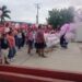 Guardia Estatal brinda apoyo y seguridad en marcha contra el cáncer de mama