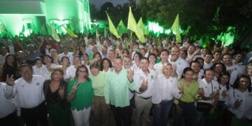 Preside Eugenio Hernández toma de protesta del Partido Verde en Victoria