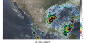 Se prevén lluvias puntuales intensas en Chiapas, Guerrero, Oaxaca, Puebla, Tamaulipas y Veracruz