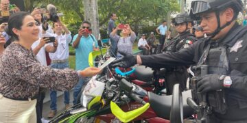 Recibe Guardia Estatal motocicletas y bicicletas para reforzar seguridad en Tampico