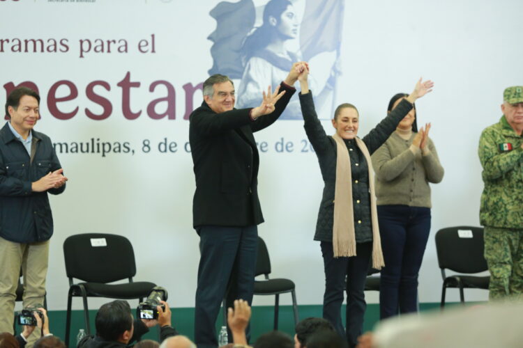 Presidenta Claudia Sheinbaum refrenda apoyo a Tamaulipas