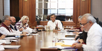 Revisa gobernador de Tamaulipas avance de proyectos con el gabinete y llama a evitar subejercicios