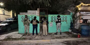 SEDENA y Fiscalia de Reynosa seguran bolsa con hierba características a la marihuana