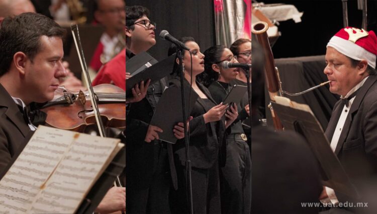 La sinfónica de la UAT concluye temporada con concierto navideño