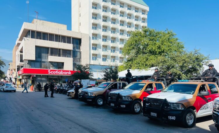 Delegación Victoria de la Guardia Estatal participa en Banderazo de Operativo Navideño 2024