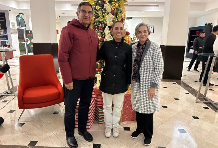 Llega presidenta Claudia Sheinbaum a Nuevo Laredo