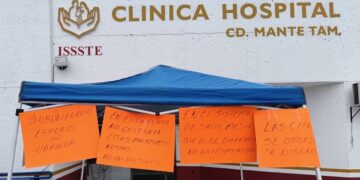Paciente se manifiesta en el ISSSTE de El Mante por falta de atención médica