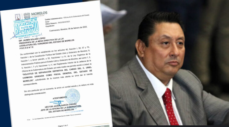 Congreso de Morelos destituye a Uriel Carmona, fiscal que pidió desafuero de Cuauhtémoc Blanco