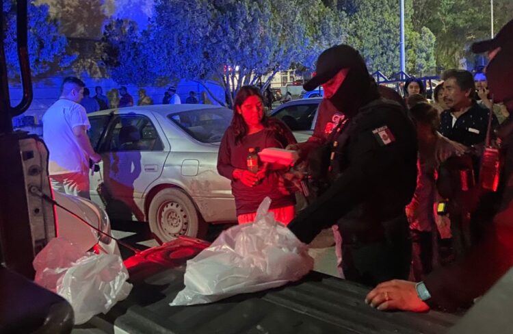 Guardia Estatal brinda apoyo a personas vulnerables en Reynosa