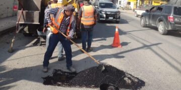 Lleva Municipio programa de bacheo a más de 130 colonias.