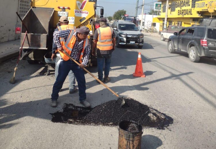 Lleva Municipio programa de bacheo a más de 130 colonias.