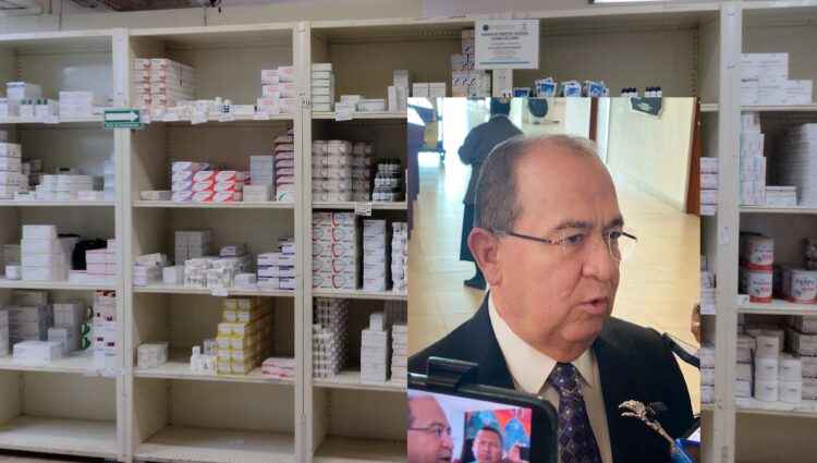 Hay abasto de medicamentos; Víctor Manuel García