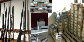 Aseguran armas, vehículos y lanchas tras cateo en Abasolo, Tamaulipas