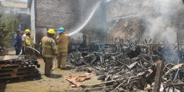 Se registra conato de incendio en el almacén de la presidencia municipal de victoria.