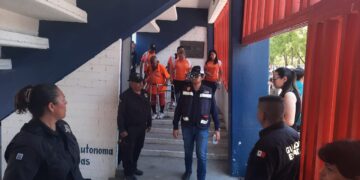 Policía Auxiliar brinda seguridad en partido Correcaminos vs Acatlán Jalisco