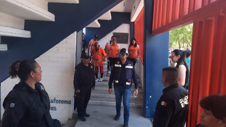 Policía Auxiliar brinda seguridad en partido Correcaminos vs Acatlán Jalisco