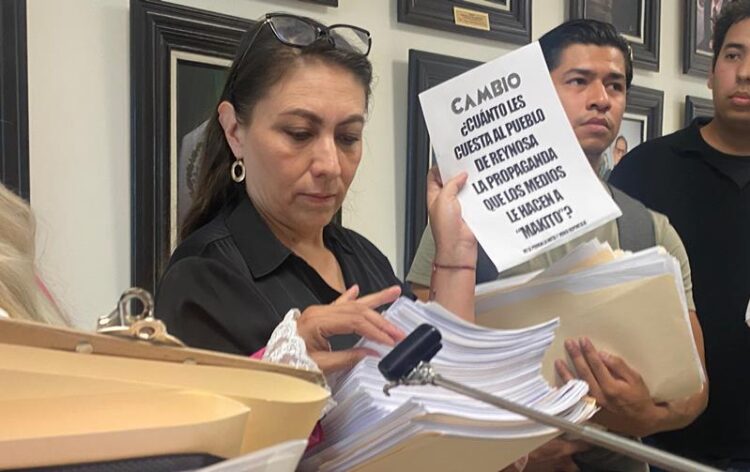 Ciudadanos de Reynosa exigen destitución del alcalde; entregan firmas y denuncias ante el Congreso