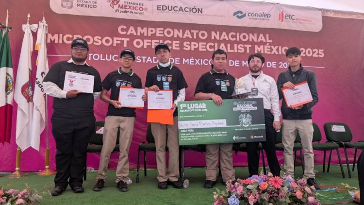 Alumno del CONALEP representará a México en el Campeonato Mundial Microsoft Office Specialist