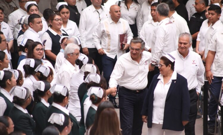 Impulsa Américo mejores condiciones laborales para personal de enfermería en Tamaulipas