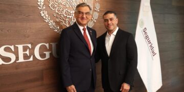 Presenta gobernador avances de seguridad en Tamaulipas a García Harfuch