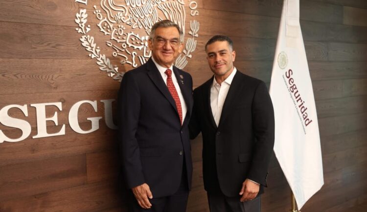 Presenta gobernador avances de seguridad en Tamaulipas a García Harfuch