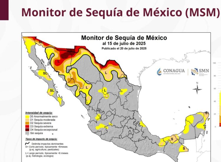 *Solo el 2% de Tamaulipas padece sequía: Conagua* 