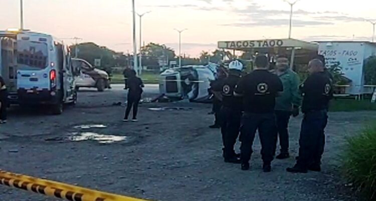 Muere elemento de la Guardia Estatal en trágica volcadura en Altavista