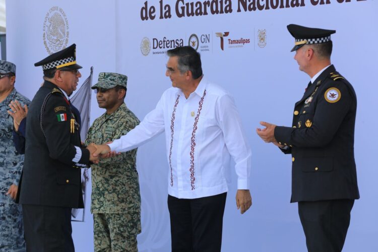 Guardia Nacional, determinante para mantener la gobernabilidad y la paz en Tamaulipas: Gobernador