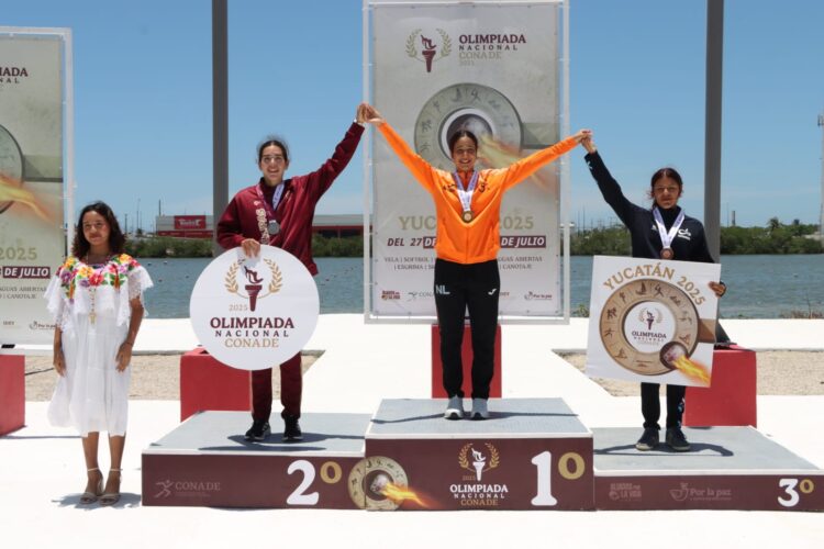 Tamaulipas suma una medalla más en canotaje en la Olimpiada Nacional